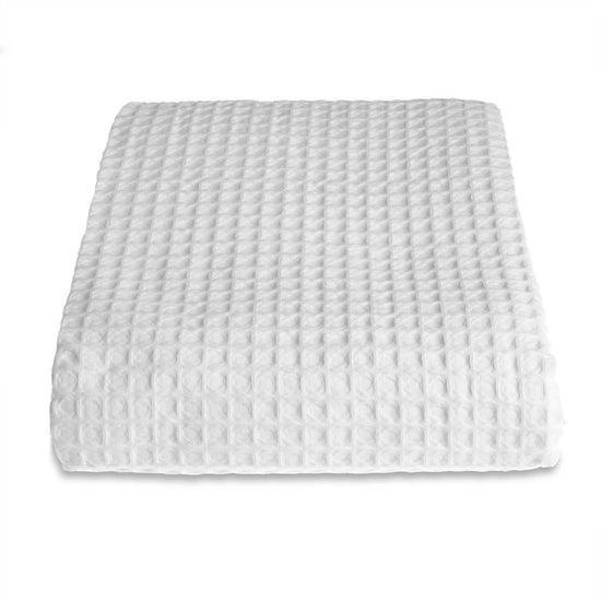 Waffle Throw Blanket (225cm x 250cm) - White