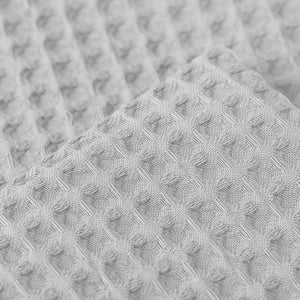Waffle Cushion Covers 50cm x 50cm (Pair) - Dove Grey
