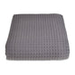 Waffle Throw Blanket (225cm x 250cm) - Graphite Grey