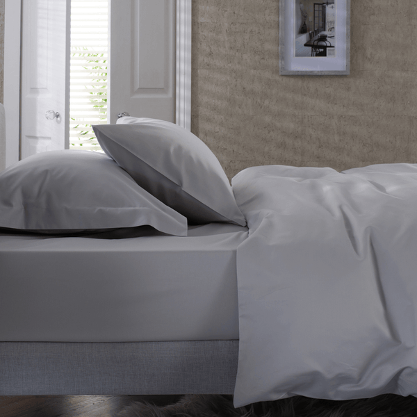 White 400 Thread Count Cotton Fitted Sheet