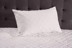 Pure Cotton Quilted Pillow Protector TLC 5 Star Hotel Concept