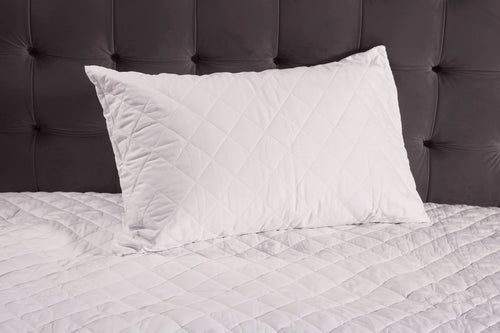 Pure cotton quilted pillow protector, TLC 5 Star Hotel Concept