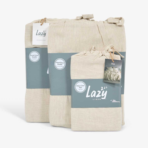 Natural Lazy Linen Bedding Bundle