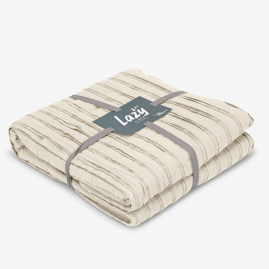 Natural Linen Throw Blanket (180 x 30cm)