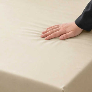 Champagne Luff SilverLining organic bamboo silk deep fitted sheet