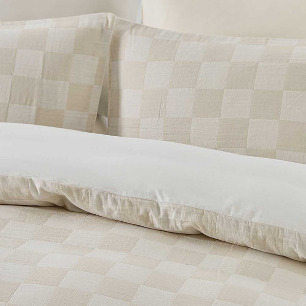 Chilled Checkerboard Duvet Cover Set