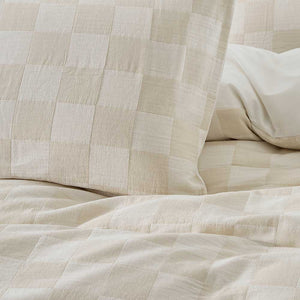 Chilled Checkerboard Duvet Cover Set
