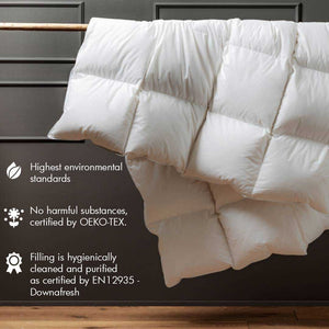 Surrey Down Duck Feather and Down Duvet - 10.5 tog