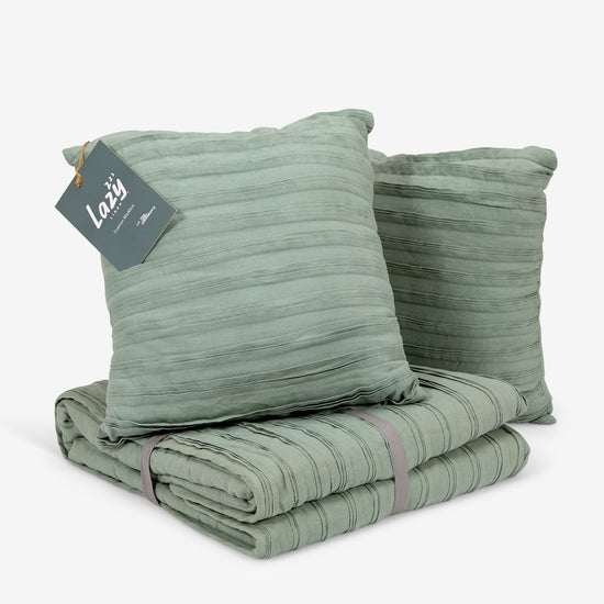 Sage Green Linen Cushion (40 x 40cm)