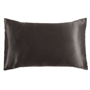 Charcoal Grey Silk Pillowcase