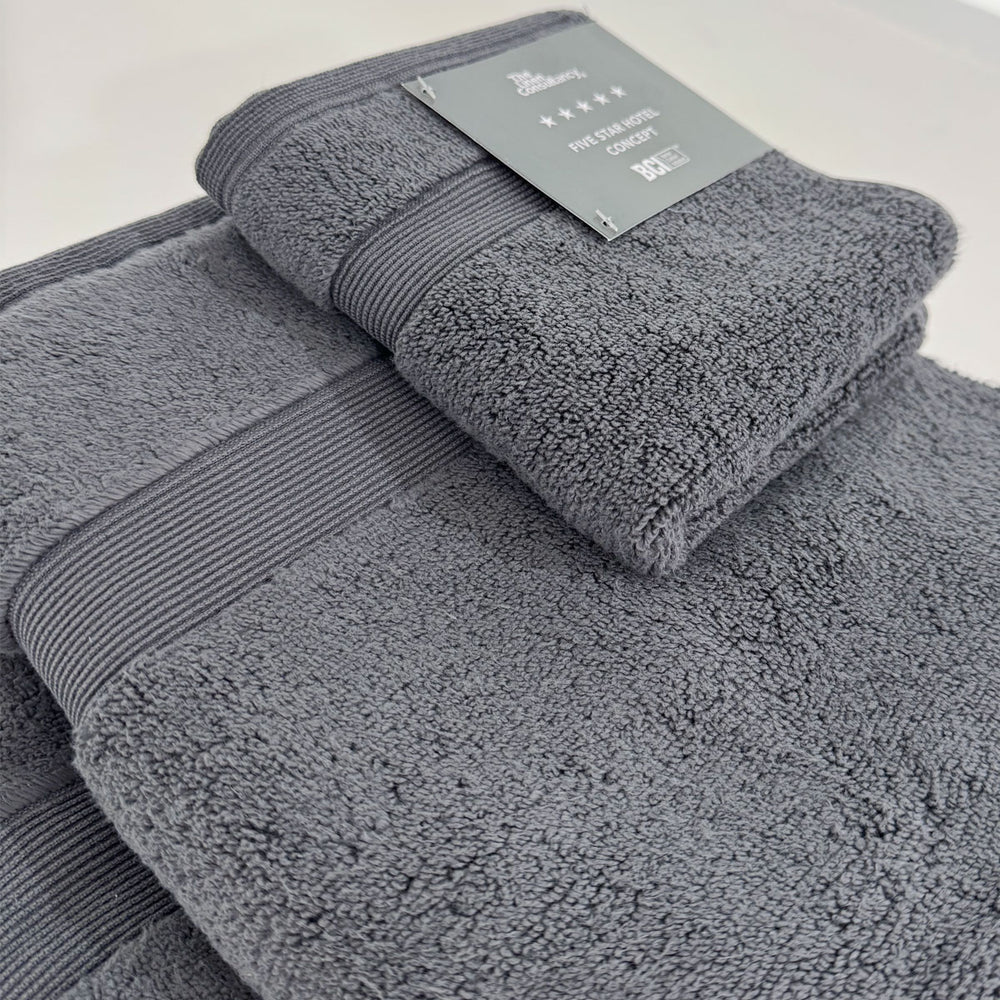 Charcoal Grey Towel Bale 750GSM  - TLC 5 Star Hotel Concept