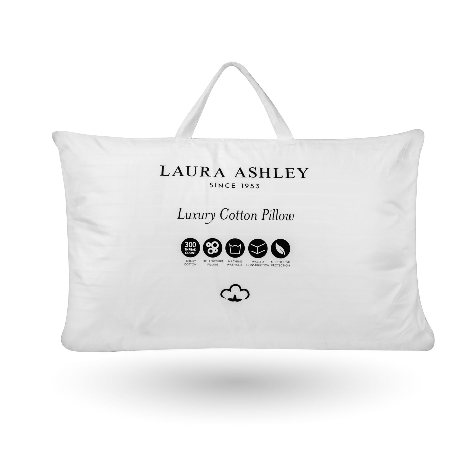 LAURA ASHLEY 枕カバー 50X70cm Laura Ashley Walled Garden 3-Piece Blue Floral Cotton Full