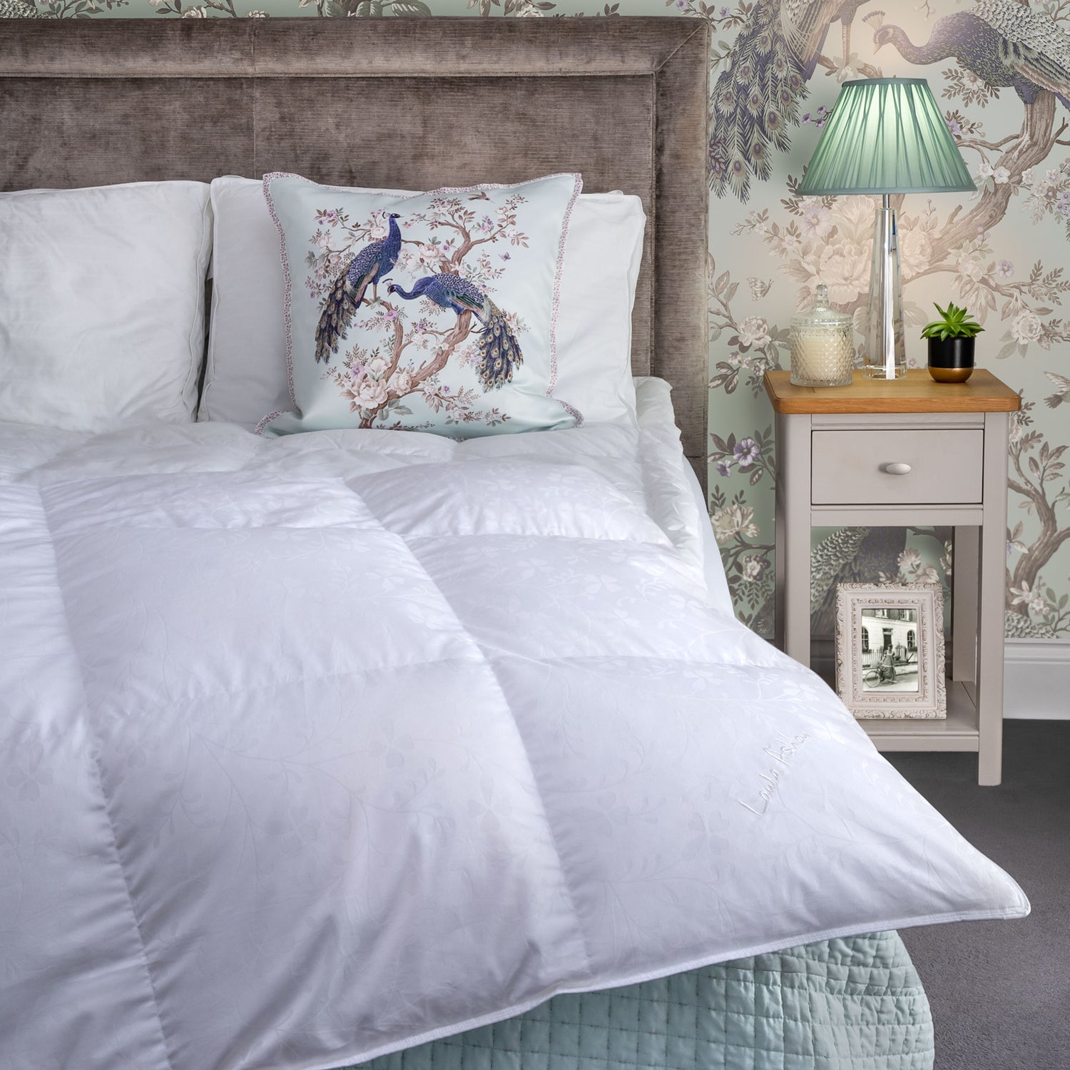 Buy Laura Ashley duvets and pillows. Choose from luxury feather and down, mulberry silk and wool. 