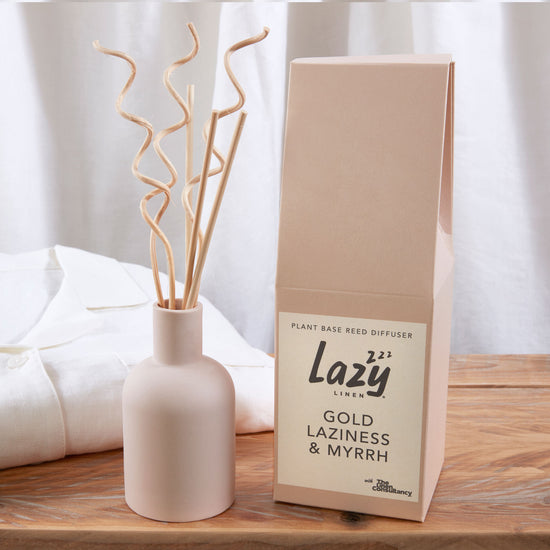 Gold, Laziness & Myrrh Ceramic Reed Diffuser