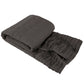 Lazy Linen Throw - Charcoal