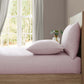 Lazy Linen Fitted Sheet - Mellow Pink