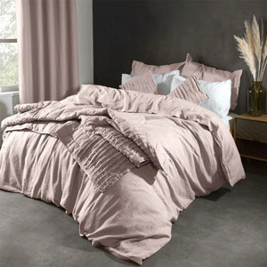 Pink Linen Fitted Sheet - Lazy Linen