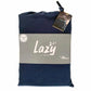 Lazy Linen Duvet Cover - Navy Blue