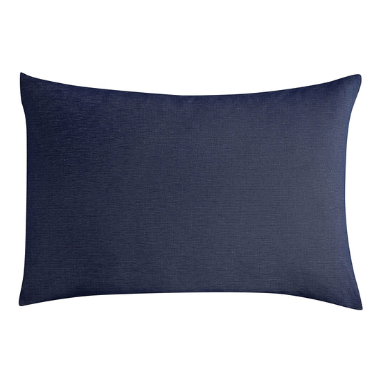 Lazy Linen Pillowcase (Pack of 2) - Navy Blue