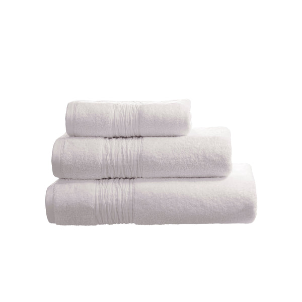 White 600gsm Turkish Cotton Towel - Lazy Linen