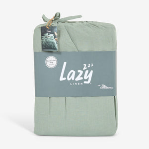 Sage Green Linen Duvet Cover - Lazy Linen