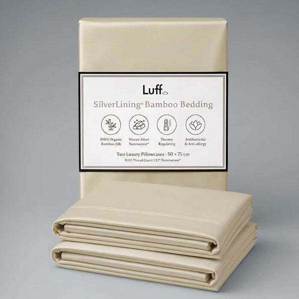 Champagne Bamboo Silk Pillowcase (2 Pack)