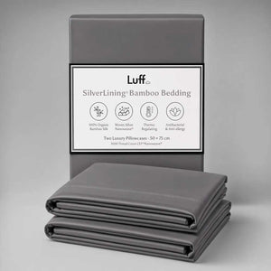 Dark Grey Bamboo Silk Pillowcase (2 Pack)