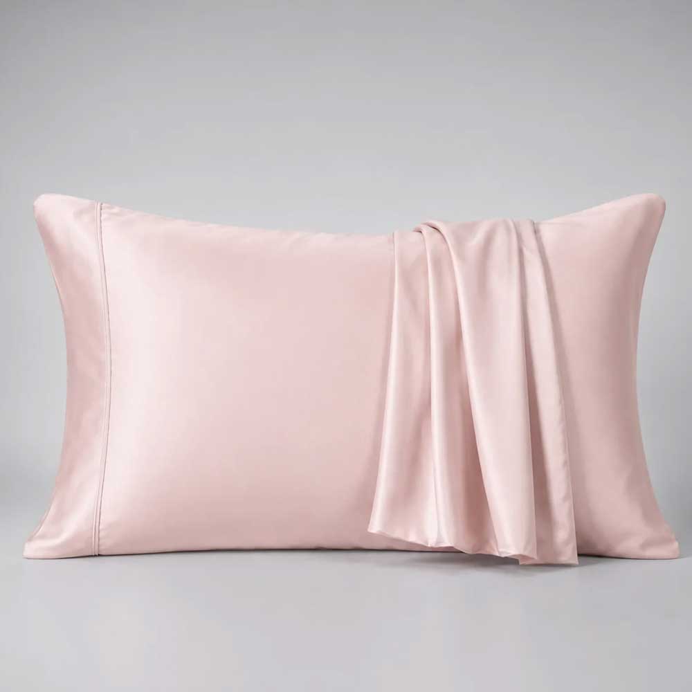 Pink Bamboo Silk Pillowcase (2 Pack)