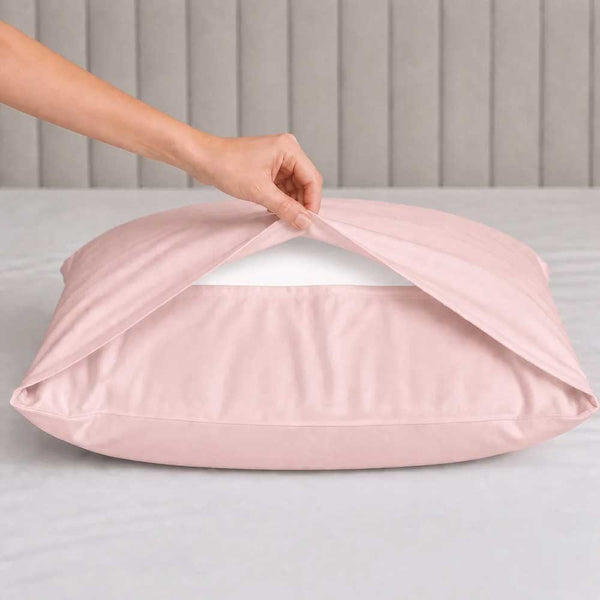 Pink Bamboo Silk Pillowcase (2 Pack)