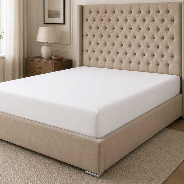 White Bamboo Silk Bedding Bundle