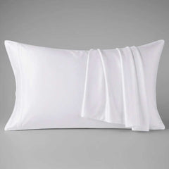 White Bamboo Silk Pillowcase (2 Pack)