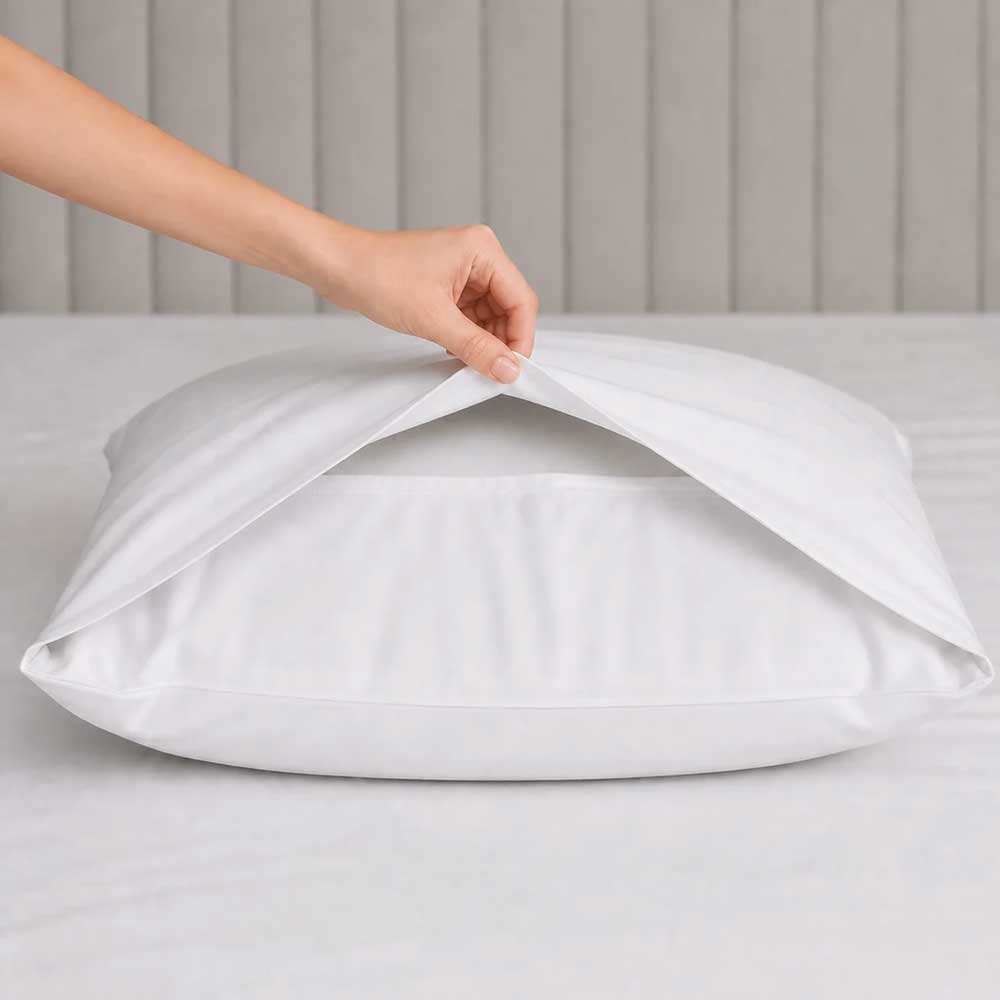 White Bamboo Silk Pillowcase (2 Pack)