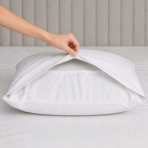 White Bamboo Silk Bedding Bundle