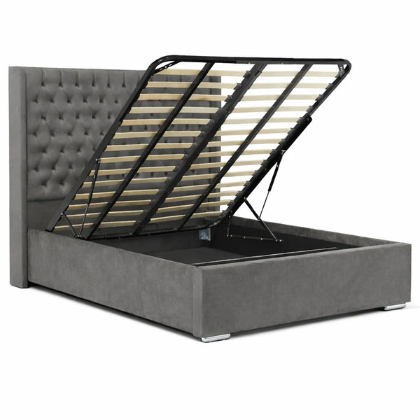 Majestic Wingback Ottoman Bed