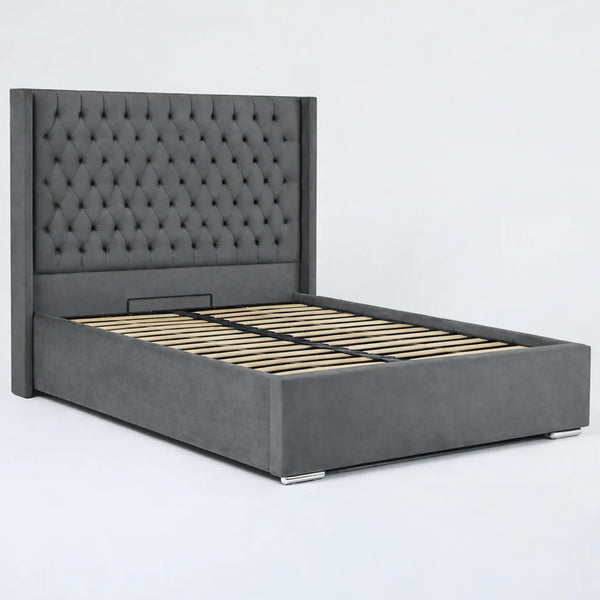 Majestic Wingback Ottoman Bed