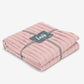 Mellow Pink Linen Throw Blanket (180 x 30cm)