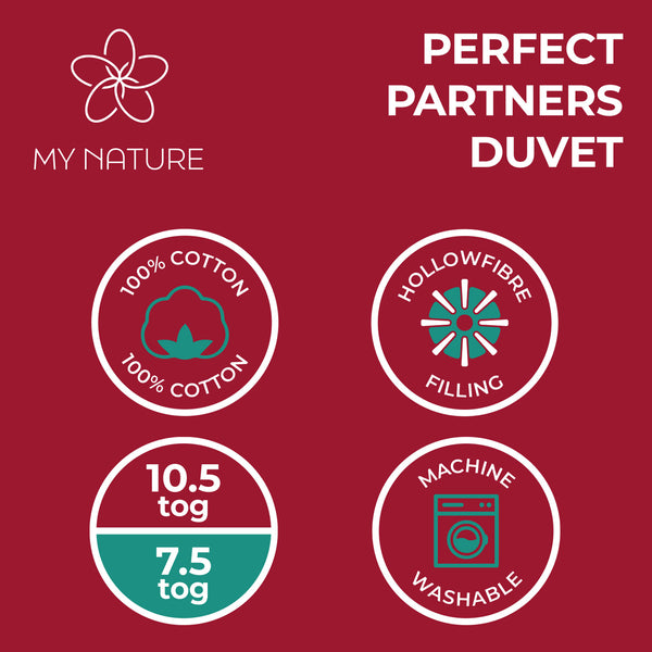 Perfect Partners Dual Tog Duvet by My Nature