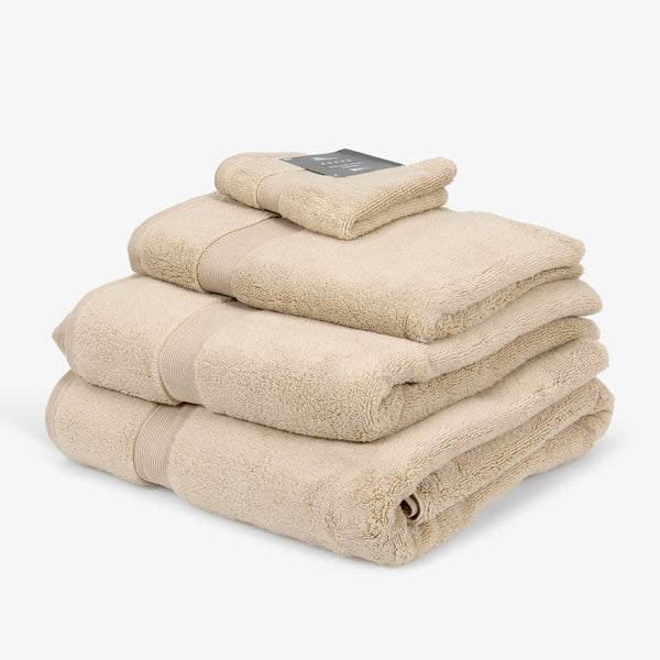 Beige Cotton Towel Bale Natural 750GSM - TLC 5 Star Hotel Concept