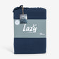 Lazy Linen Duvet Cover - Navy Blue