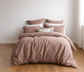 Pink Linen Duvet Cover - Lazy Linen