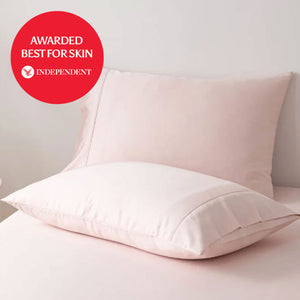 Luff Sleep - Pink Bamboo Silk Pillowcase (Pair)
