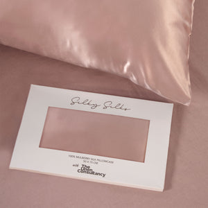 Pink Silk Pillowcase