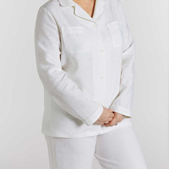 Pink Linen Pyjama Set - Lazy Linen