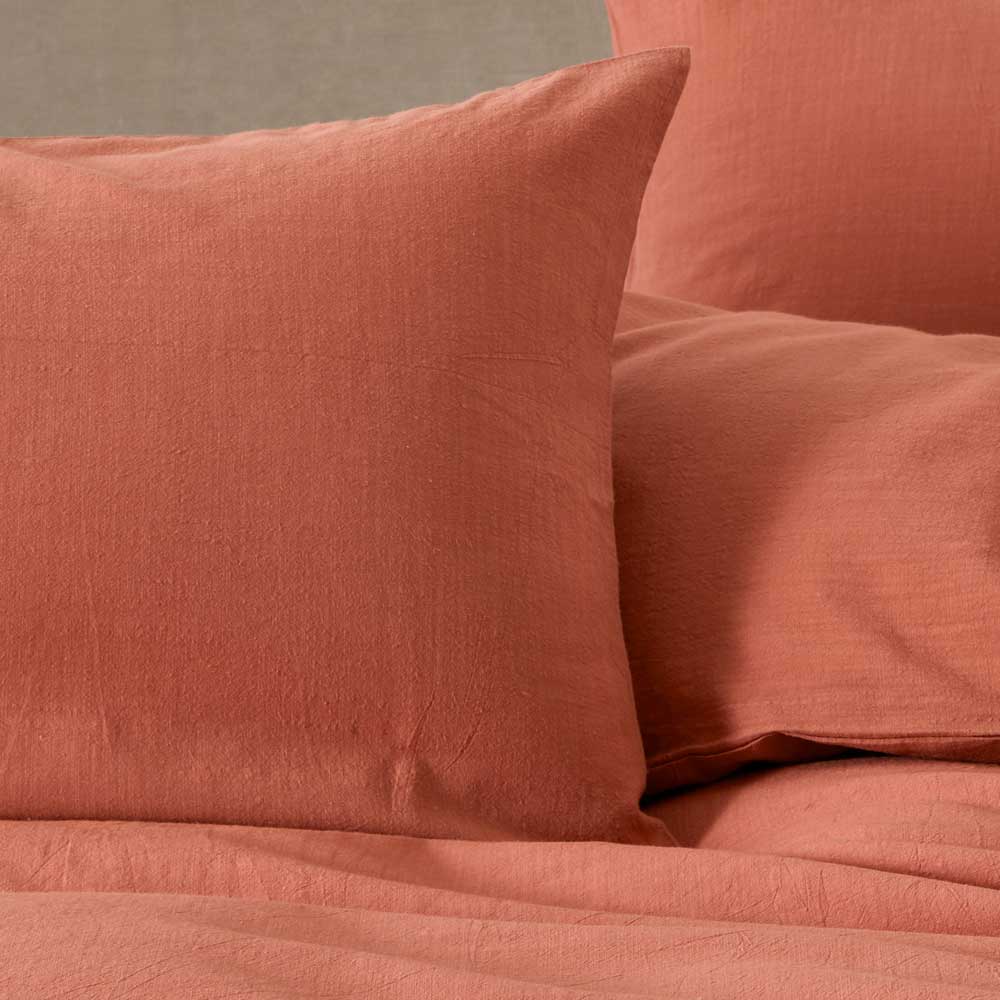 Relaxx Terracotta Cotton Duvet Cover Set