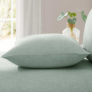 Sage Green Linen Pillowcase (Pack of 2)