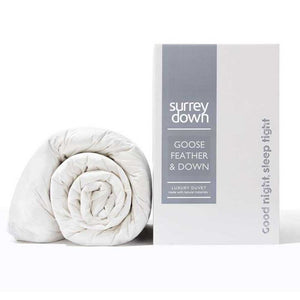 Surrey Down Goose Feather and Down Duvet - 10.5 Tog