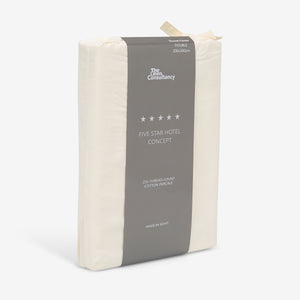 Cream Cotton Fitted Sheet - 250 / 500 Thread Count
