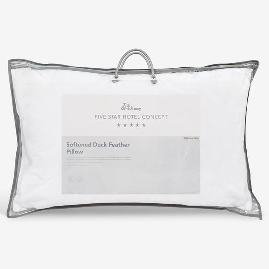 Softened Duck Feather Pillow