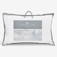 Softened Goose Feather Pillow