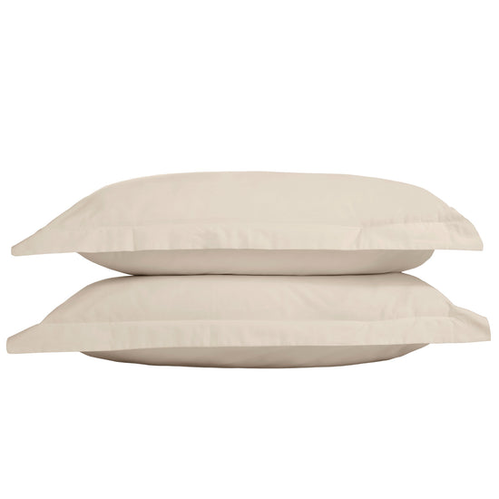 Latte Cotton Oxford Pillowcase (Pair) - 250 / 500 Thread Count